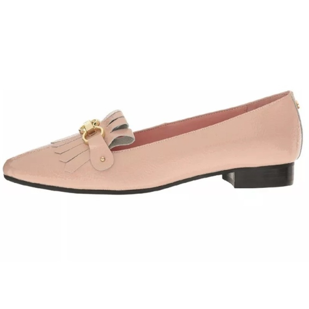 Kate Spade Karen Tuxedo Leather  Loafer Blush 7.5 - Picture 4 of 8